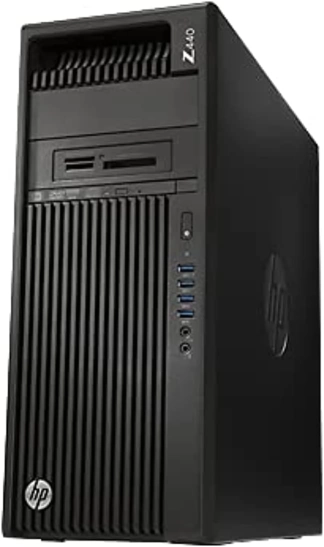 كمبيوتر مكتبي HP Z420 Workstation بمعالج Xeon E5-1620 بسرعة 3.6 جيجاهرتز - رام 32 جيجابايت - 256 جيجابايت SSD - 2 تيرابايت HDD - كارت شاشة NVIDIA Quadro FX 3800 - ويندوز 10 برو