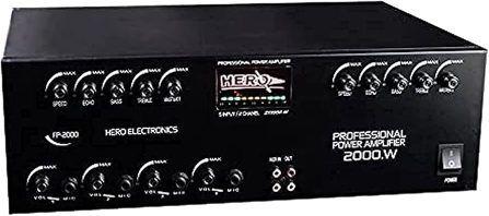 2-channel Gold 2000W Amplifier