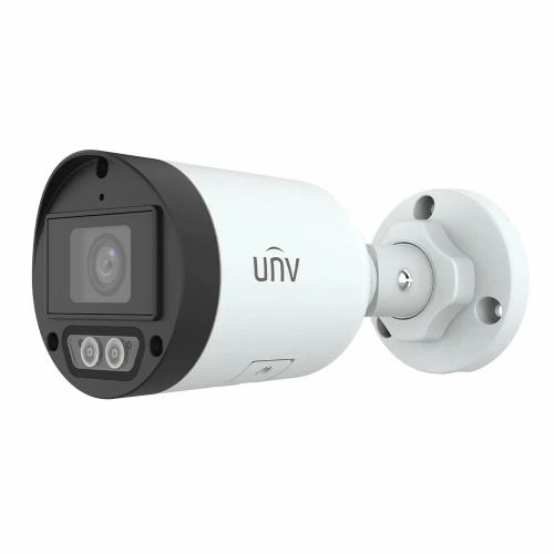 Uniview IP 5 MP Outdoor Camera with Built-in Microphone, Night Vision, Color - IPC2125LB-AF40K-DL