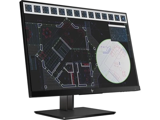 HP 24-inch Micro-Edge Full HD IPS Display with VGA - Z24i G2 (Black)