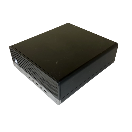 جهاز HP Tower 800 G3 i5 من الجيل السادس - قرص ثابت سعة 500 جيجابايت - قرص SSD سعة 128 جيجابايت - ذاكرة وصول عشوائي (RAM) سعة 8 جيجابايت