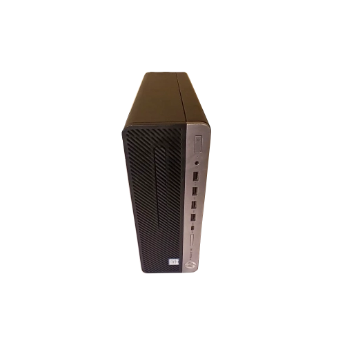 جهاز HP Tower 800 G3 i5 من الجيل السادس - قرص ثابت سعة 500 جيجابايت - قرص SSD سعة 128 جيجابايت - ذاكرة وصول عشوائي (RAM) سعة 8 جيجابايت