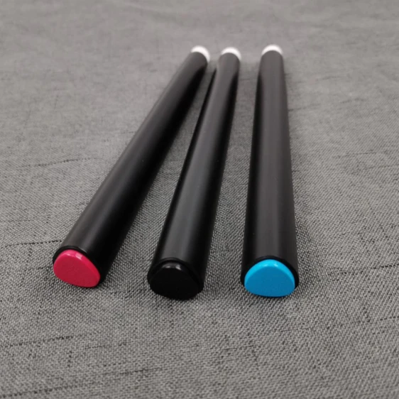 قلم شاشة تفاعلية وسبورة تعليمية 8 مللي مضلع اسود اللون ورأس مثلثة سوداء WAN - PB1