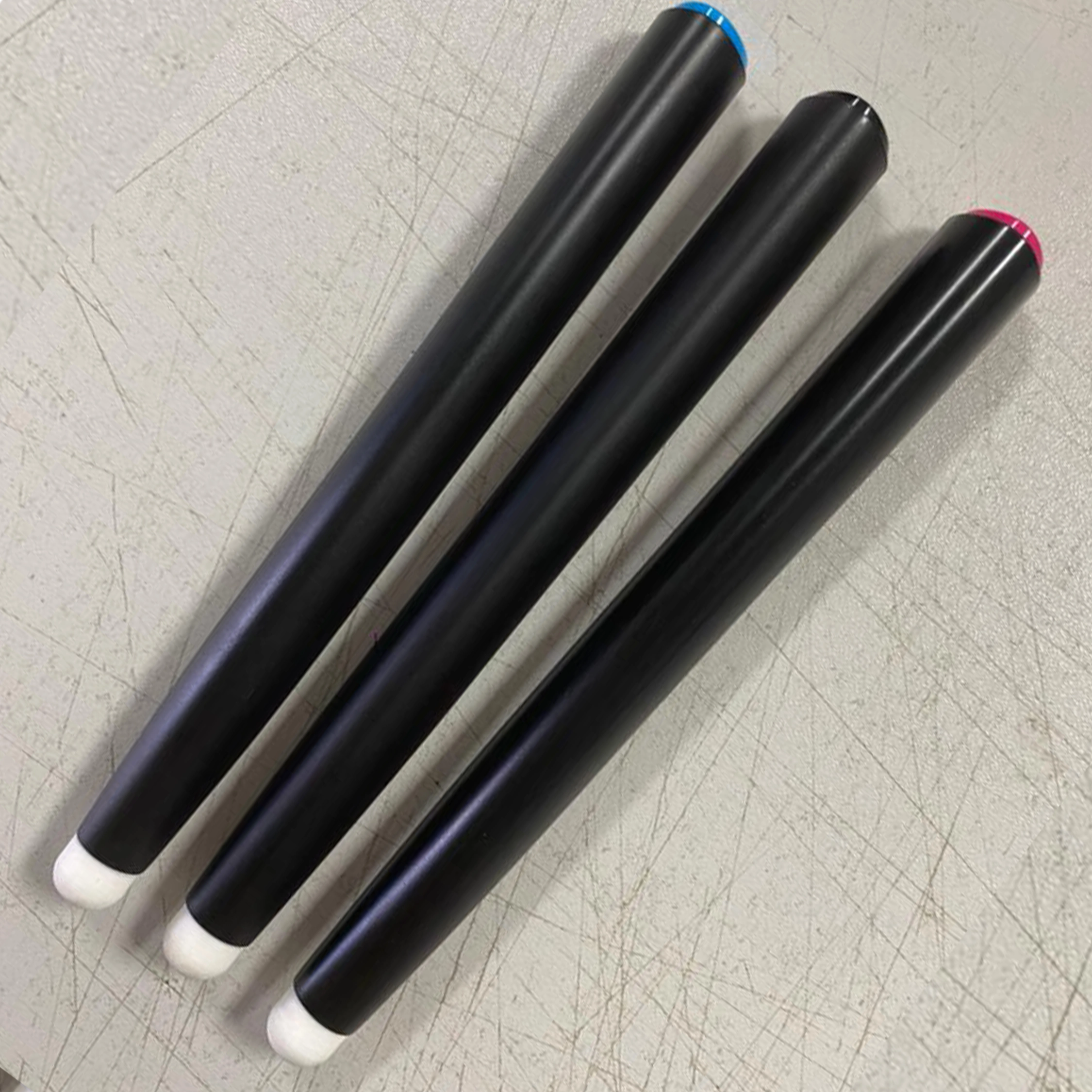 قلم شاشة تفاعلية وسبورة تعليمية 8 مللي مضلع اسود اللون ورأس مثلثة سوداء WAN - PB1