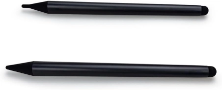 قلم شاشة تفاعلية وسبورة تعليمية  مزدوج برأسين 2مللي و 4 مللي مقاوم للاحتكاك اسود اللونWAN-PB242mالمسحوب ماجناتيك