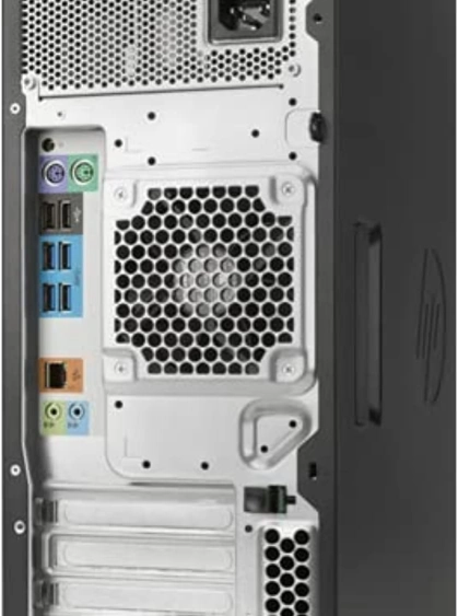 كمبيوتر مكتبي HP Z420 Workstation بمعالج Xeon E5-1620 بسرعة 3.6 جيجاهرتز - رام 32 جيجابايت - 256 جيجابايت SSD - 2 تيرابايت HDD - كارت شاشة NVIDIA Quadro FX 3800 - ويندوز 10 برو