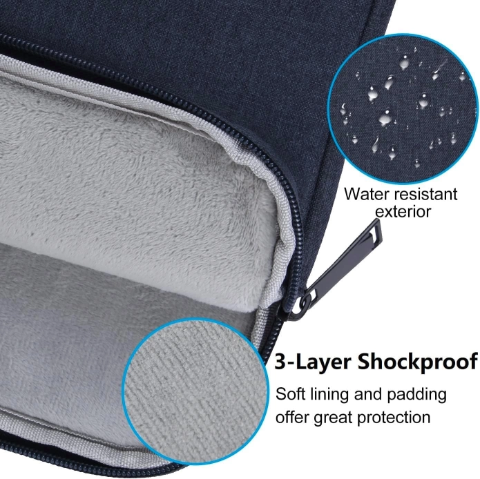 Laptop sleeve 14-inch in gray color