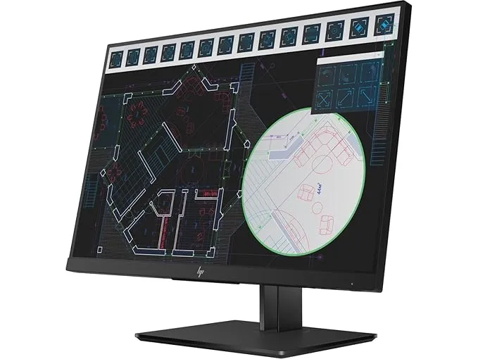 HP 24-inch Micro-Edge Full HD IPS Display with VGA - Z24i G2 (Black)
