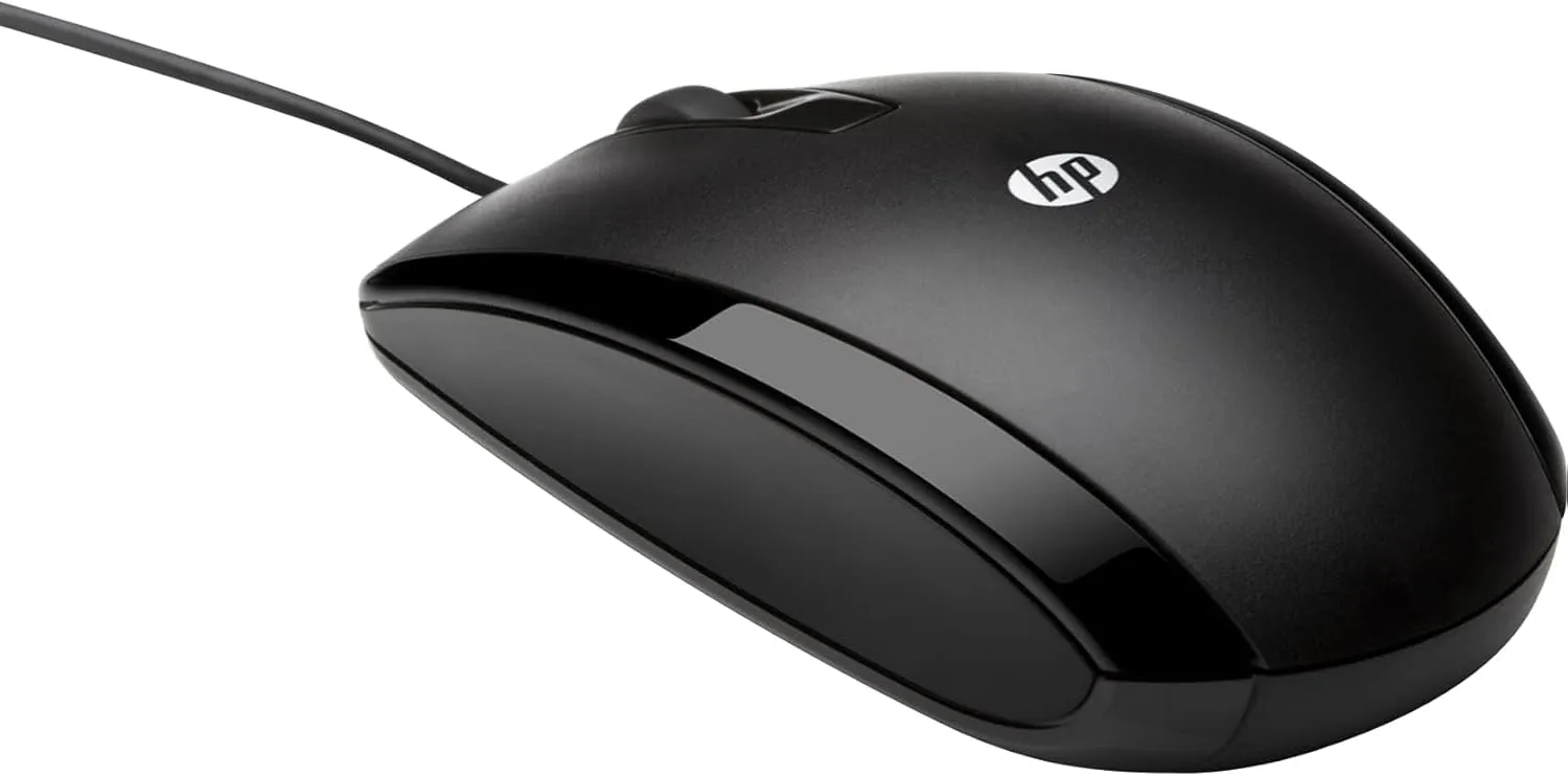 HP 5 click USB Wired Desktop Mouse