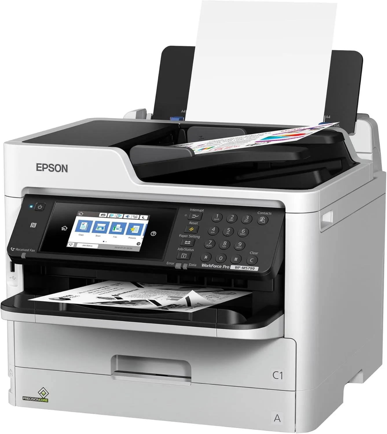 طابعة Epson WorkForce Pro WF-M5799 متعددة الوظائف أحادية اللون – أسود - استيراد الخارج