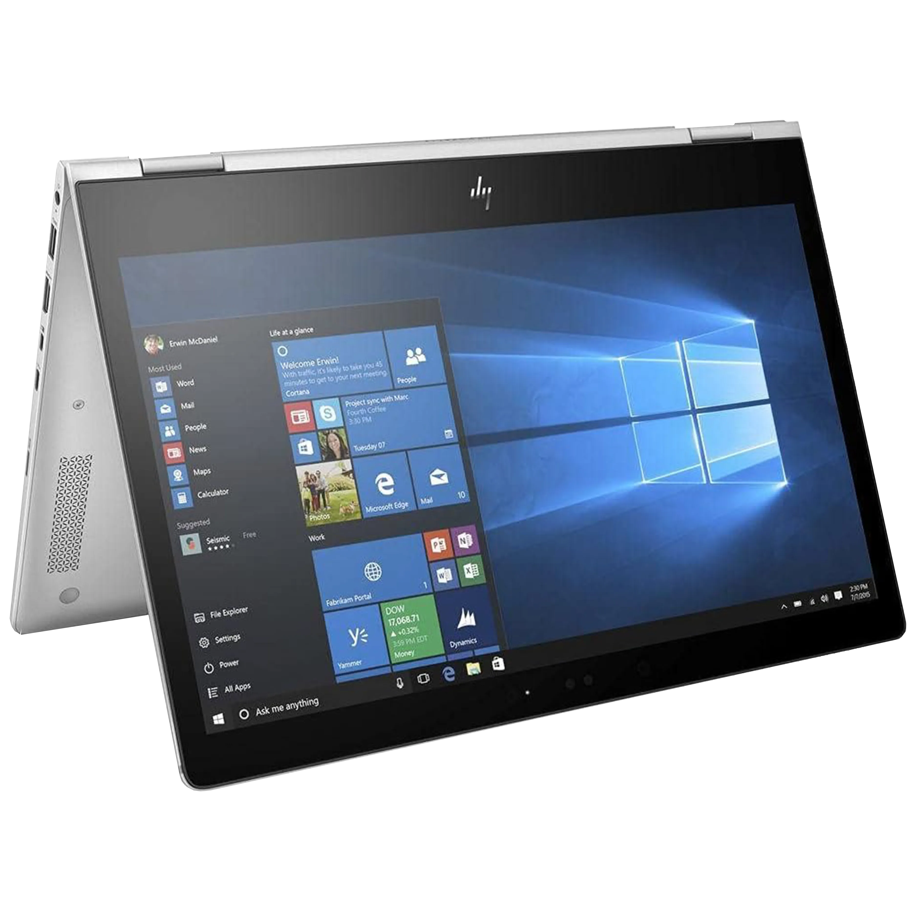 Laptop Hp EliteBook 1030 G2 X360 Touch i5 -7TH-U - 8GB RAM - 256GB SSD - intel UHD Graphics 620 GPU